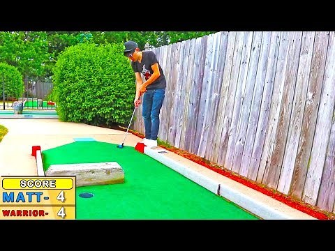 INSANE HOLE IN ONE BANK SHOTS! Mini Golf: Let's Play for REAL!