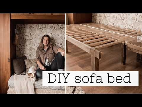 I build a sofa bed!