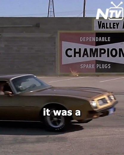 The iconic Pontiac Firebird from The Rockford Files