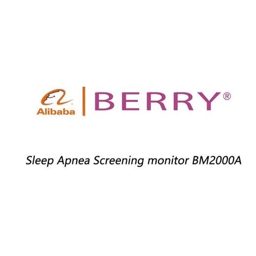 BERRY BM2000A Sleep Health-care Pulse Oximeter 24-Hour Continuous Monitoring Bluetooth Rechargeable Battery Color Electricity