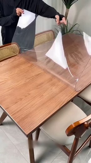 BrinzyMart | Ecom | India on Instagram: "Clear PVC Table Protector – Waterproof, Heat-Resistant and Easy to Clean Dining Table Cover Keep your table looking new with this premium clear PVC table protector. Designed to shield against scratches, spills, stains, and heat damage, it preserves the natural beauty of your furniture while keeping it easy to clean. The transparent design blends seamlessly with any décor, making it perfect for dining tables, study desks, coffee tables, and work surfaces. 