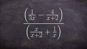 Simplifying a complex fraction by eliminating all of the fractions with the LCD