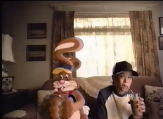 Think Quik #nesquik #nesquick #baseball #chocolate #chocolatemilk #commercial #tv #throwback #nostalgia #drink #witch
