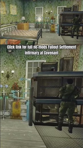Butcher's Infirmary at Covenant no mods Fallout 4 Settlement build