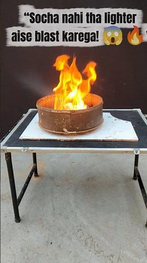 "Fire vs Lighter 💥🔥 | Explosion Caught in Slow Motion!" #explosion #fire #blast #shortsfeed