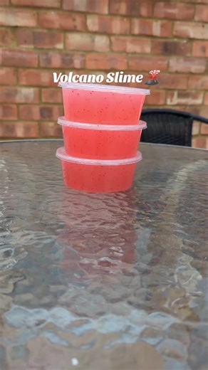 🌋 Volcano Slime – looks like it’s about to erupt! Just look at those fiery glitters 😍🔥 #VolcanoSlime #SlimeASMR #SlimeSatisfying #FYP #SlimeAesthetic #NoMixing