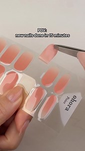 POV: new nails done in 15 minutes 💅🏼 Nail Design: N Peach Latte 🛒 Link in bio @ohora_usa ✨ Semi-cured gel nail strip ✨ Made with real gel ✨ Last 2 - 3 weeks ✨ Non-damaging #ohora #ohorausa #diynails #ohoranails #gelnails . . . #semicuredgel#semicuredgelnailstrips#nailstrips#nails#nailart#kbeauty #trending #dailyhacks #whitenails #winternails#nyenails #januarynails #januarynailinspo #januarynails#2026nails #rednails #nailgrowth #nailprotection #strongnails | ohora.usa