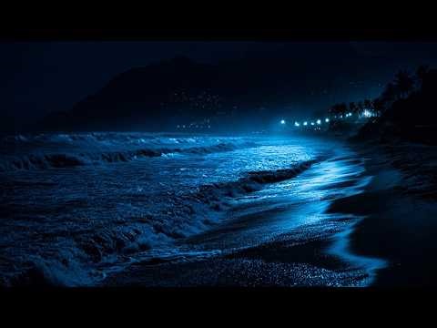 🔴 LIVE NOW: Ocean Waves at Night 🌙 Fall Asleep in Minutes | Deep Sleep Sounds