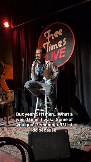 My #911 joke...#nostalgia #comedyshow #funnystandupcomedy #comedyclub #toronto #neverforget