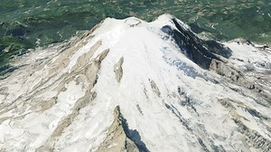 NASA Scientific Visualization Studio | Simulated Flight over Mount Rainier