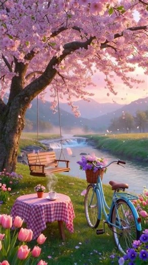 🌸Spring Serenity: Relaxing Music under the Cherry Blossoms #RelaxingMusic #NatureSounds#SpringVibes