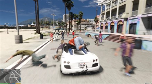 GTA 5 Enhanced Edition just got a mod that makes fights with NPCs more diverse, dynamic, and interesting