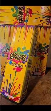 Gushers 6 inch canister shell firework. New for 2026