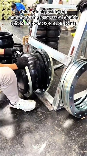 Industrial Precision: Efficient Assembly of Double Sphere Rubber Expansion Joints