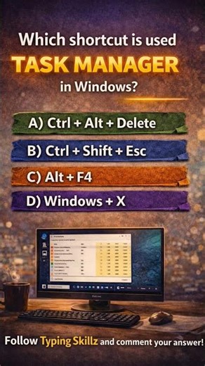 Can you open Task Manager instantly? ⚡💻