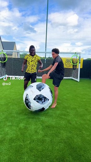 Kid Ronaldo vs. World's Biggest Football - Hilarious Challenge