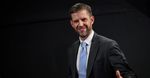 Pressed on His Corrupt Side Deals, Eric Trump Says He Is a “Good Boy”