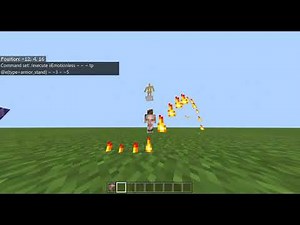 MCPE | Particle Trail Command Tutorial Minecraft Bedrock
