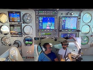 Engine FAILURE & APPROACHES with STEC 3100 Autopilot + Avidyne IFD's