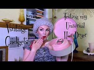 Vintage Gadgets- Testing my Universal Hair Dryer