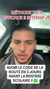 Obtenez le code de la route en 3 jours !