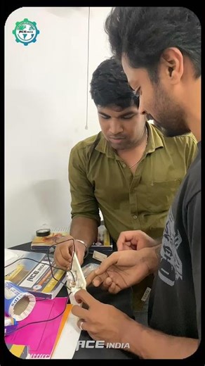 Practical workshop for B.Tech EEE students at ACE India ⚡