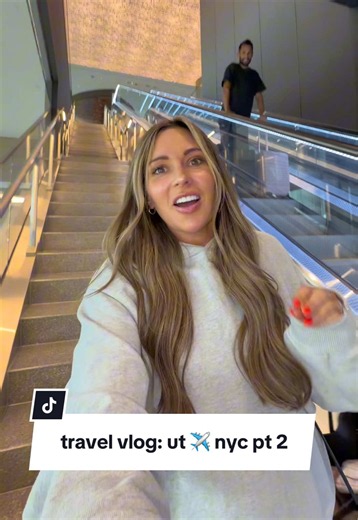this travel vlog will definitely stress out my type A traveler besties 😅✈️ #airport #travel #vlog #nyc