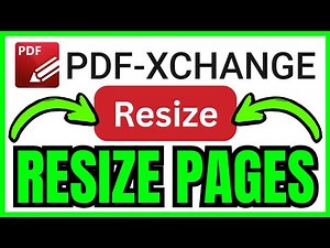 How To RESIZE PDF PAGES In PDF XChange Editor (QUICK & EASY) 2026