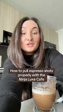 How to properly pull espresso with a Ninja Luxe Cafe!! #barista