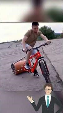 A wire-free bicycle! An invention that will make you look twice! 🚲😲