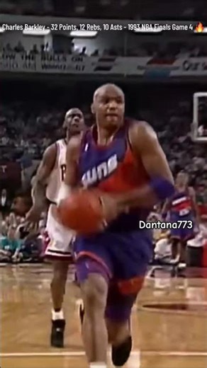 CHARLES BARKLEY TRIPLE DOUBLE HIGHLIGHTS vs. CHICAGO BULLS GAME 4 1993 NBA FINALS