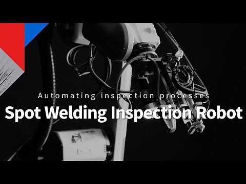 【TOSHIBA】SPOT WELDING INSPECTION ROBOT