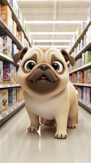 Curious Pug Puppy's First Science Experiment Goes WILD #dog