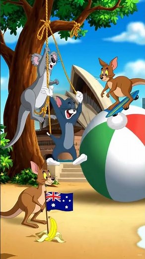 Tom and Jerry 😺🐭| Tom & Jerry Takes Over Australia😆| Cartoon Videos 😆| Cat and the Mouse