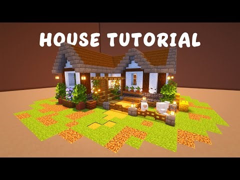 Minecraft: How To Build A Farmhouse | Tutorial