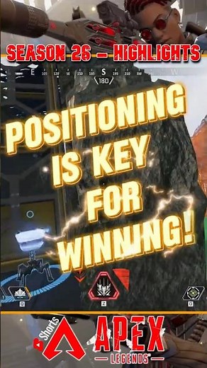 Positioning is EVERYTHING in Apex Legends #apexlegendsshorts