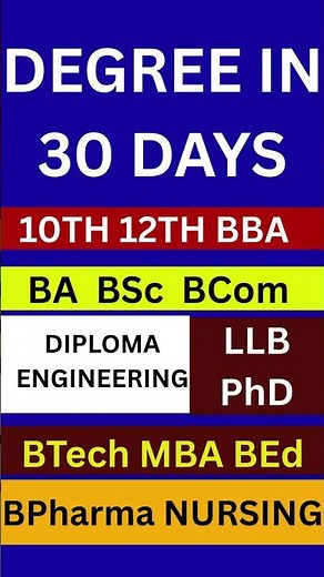 BA / BSc / BCom / #bachelordegree #bsc #bcom #shorts #ytshorts
