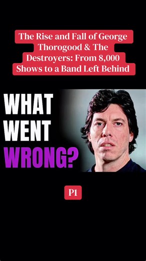 P1. The Rise and Fall of George Thorogood & The Destroyers: From 8,000 Shows to a Band Left Behind #georgethorogoodthedestroyers #70srock #rockhistory #musicstorytelling #classicrock