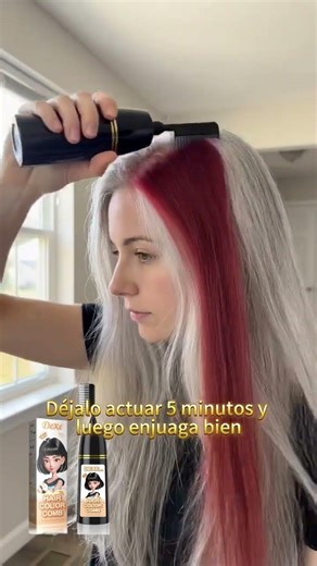 Hair dye shampoo you can use at home.#gray hair #dyedhair #shampooparacanas #haircolor#shampoo