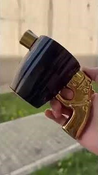 Revolver Handle Ceramic Coffee Mug –350ml Novelty Cup for Coffee, Tea & Milk