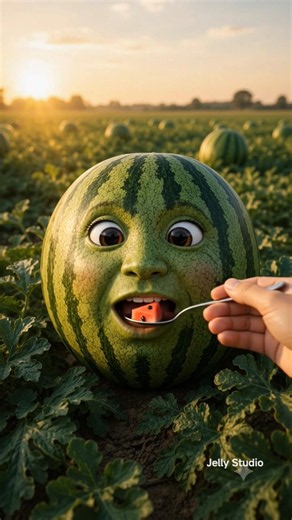 Eating feeding food video cartoon story ai animated video