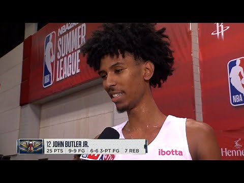 Pelicans 7'1" Rookie John Butler Jr. Didn't Miss A Single Shot - 25 PTS (6 THREES)