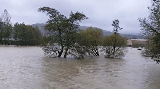 Rivers burst their banks as torrential rain and floods batter the North