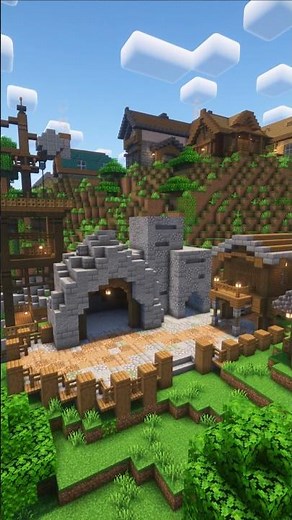 Quarry In Minecraft | Tutorial | Building a City | #timelapse #minecraft #tutorial