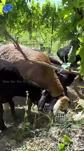 Chiếc rọ mõm đặc biệt giúp bảo vệ vườn cây ăn quả 🌳