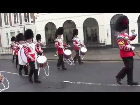 Changing of the Guard: Corps of Drums Coldstream Guards, July 1, 2016 - extended version