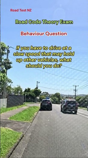 Road Code Question. #driving #roadtestnz