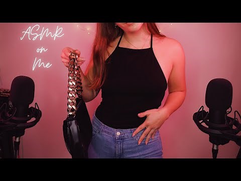 ASMR on Me 🤍 (Jeans Scratching, Stoffgeräusche, Klimpern) | Dori ASMR