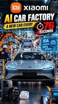 Xiaomi’s Insane AI Factory Makes 40 Cars Every Hour. #artificialintelligence #ai #china