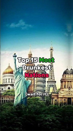 Which Country Drinks the Most? Drunkest Countries in the World #drunk #shorts #facts